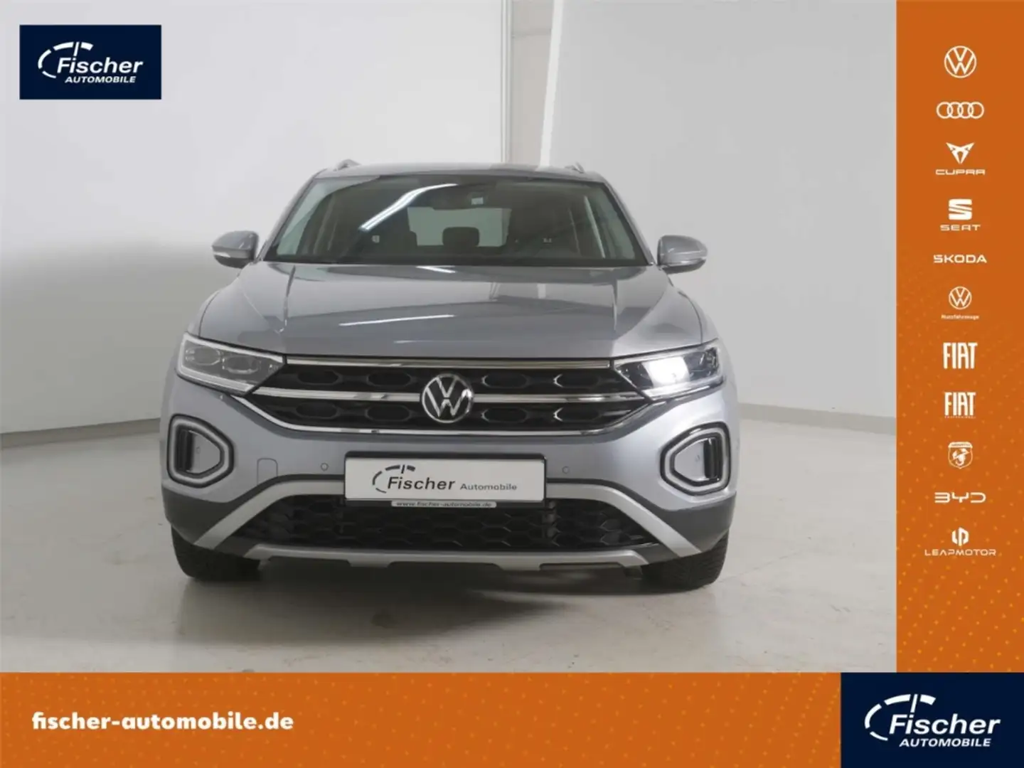 Volkswagen T-Roc 1.5 TSI Style DSG AHK/LED/NAV/RFK/ACC/SH Silber - 1