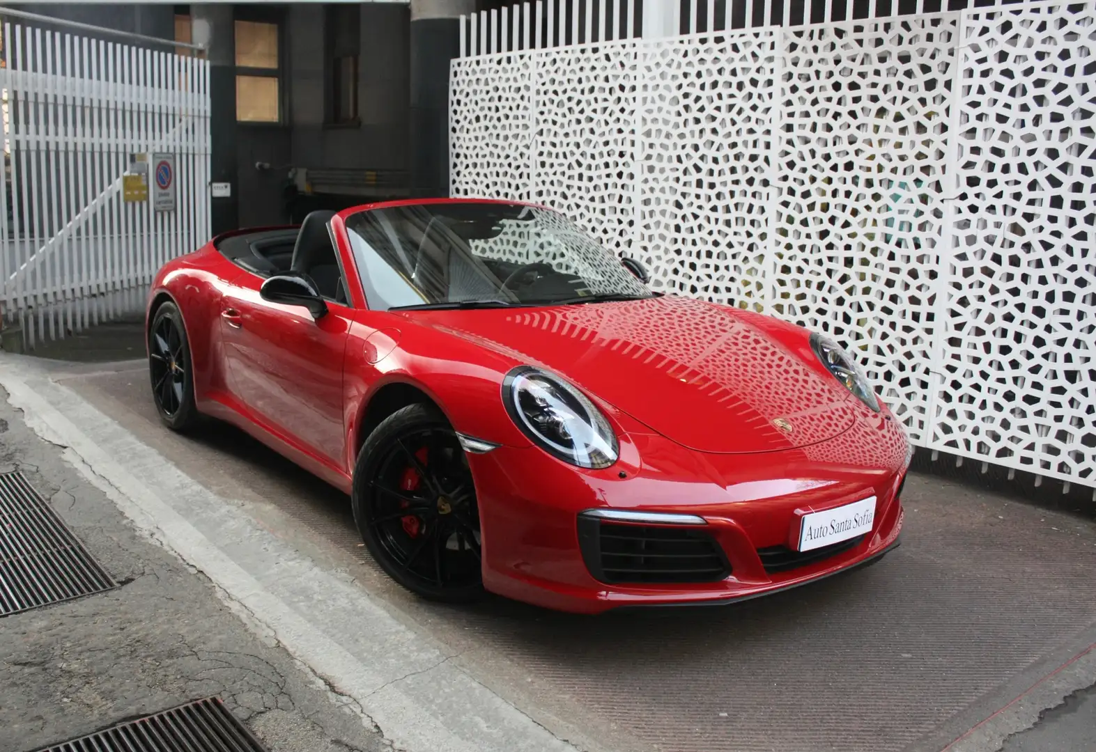 Porsche 991 Carrera S Cabrio PDK-Carbonio-Chrono-Lift-Scarico Rouge - 1