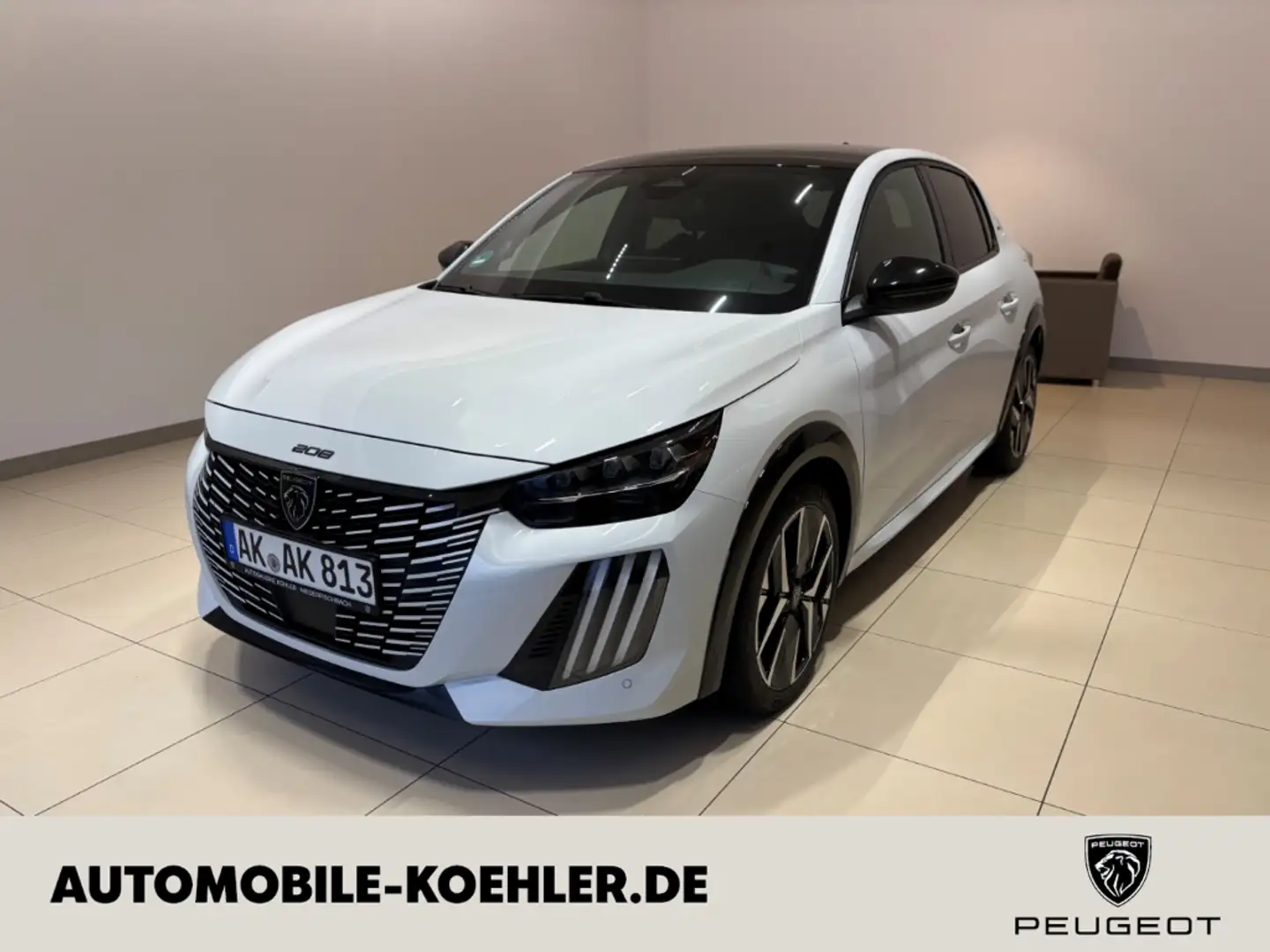 Peugeot 208 GT Hybrid 145 ACC KAMERA DAB LED NAVI PDC Weiß - 1