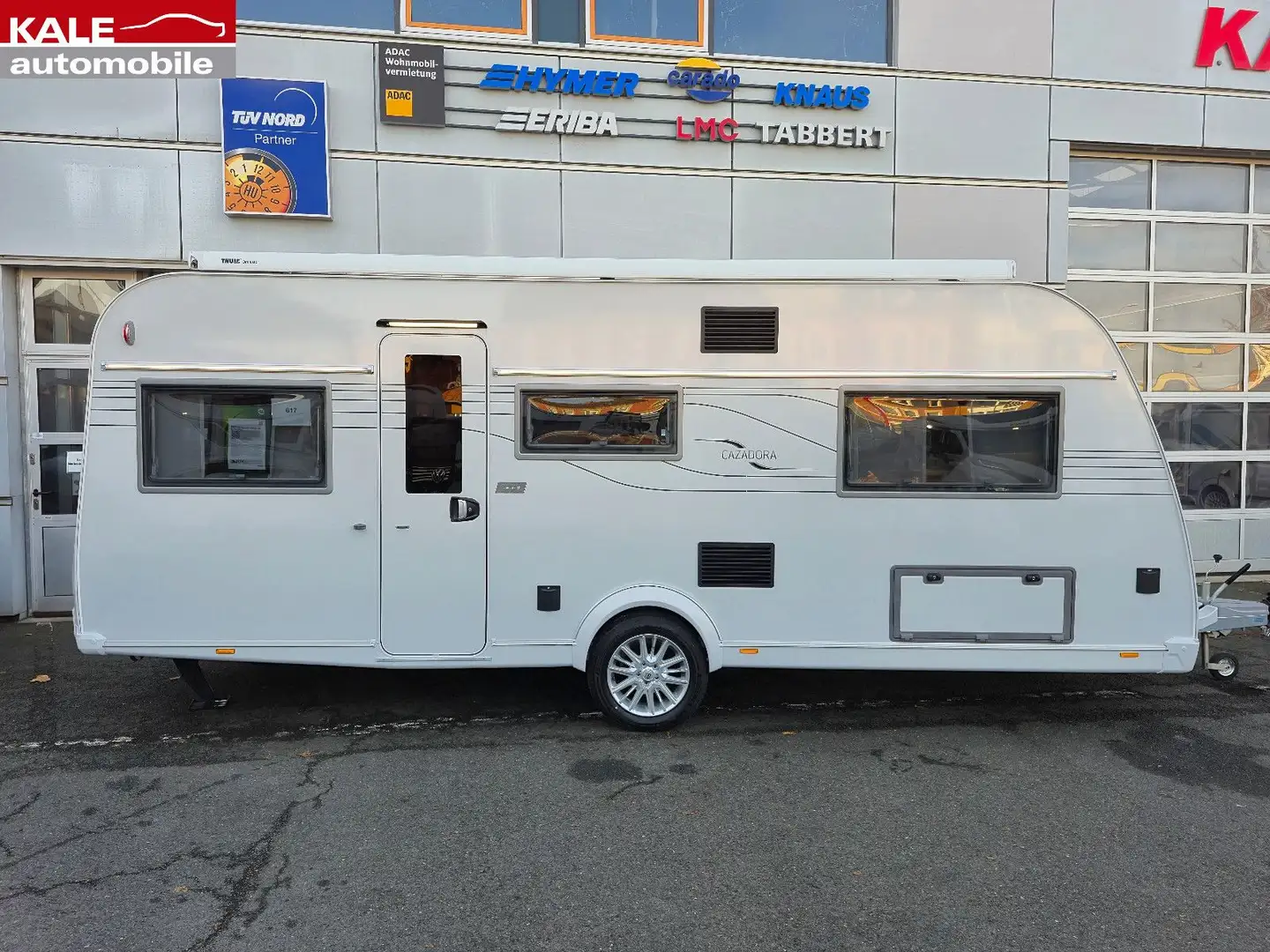 Tabbert CAZADORA 550 E Fussbodenhzg,Markise,2000kg Blanc - 2