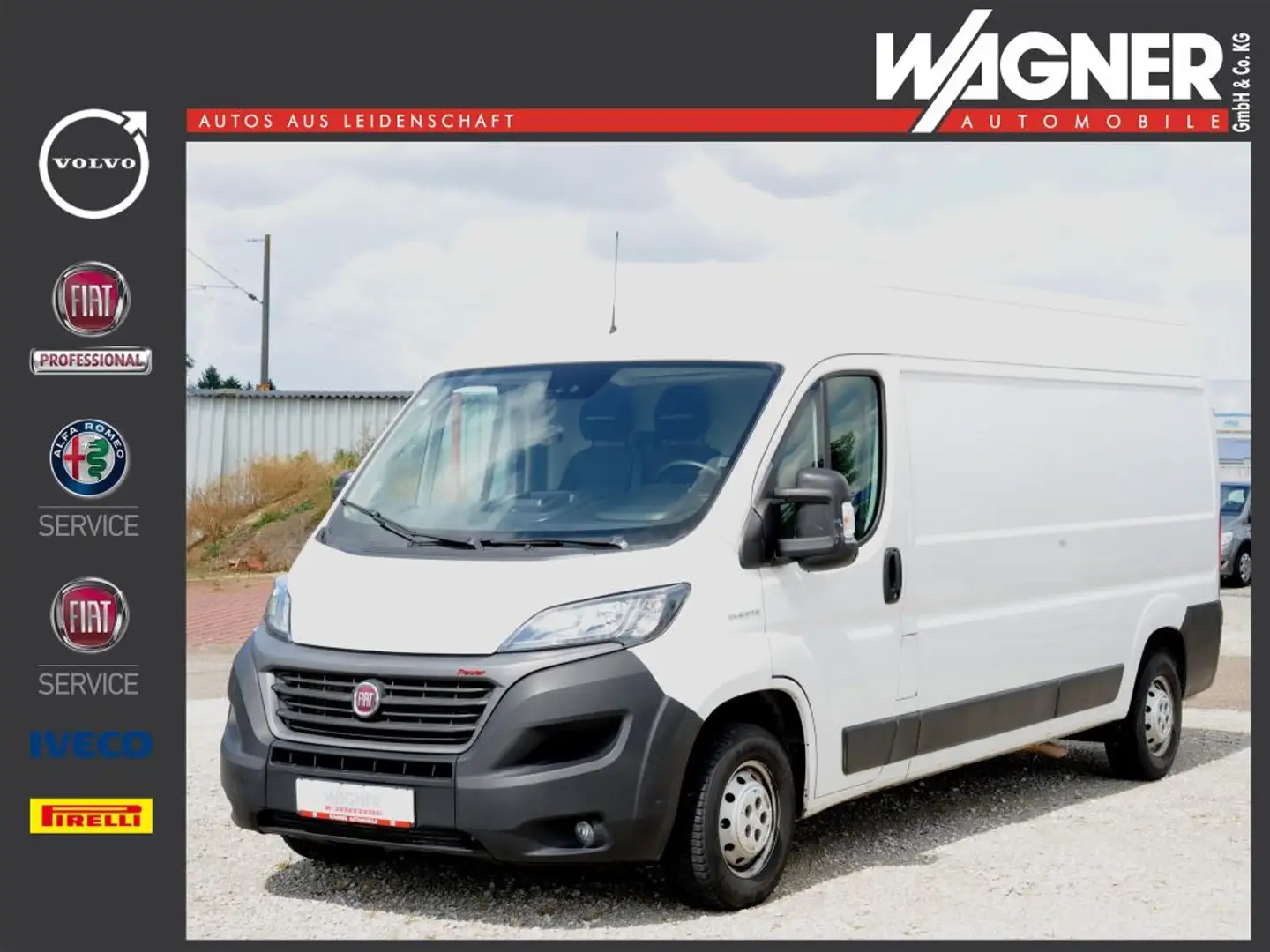Fiat Ducato 35 L4H2 160 *AHK*Kamera*Tachograph*Klima* Bianco - 1