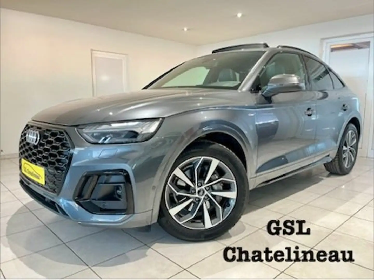 Audi Q5 Sportback 35TDi 163cv S-line S-tronic Cam360/Navi Grijs - 1