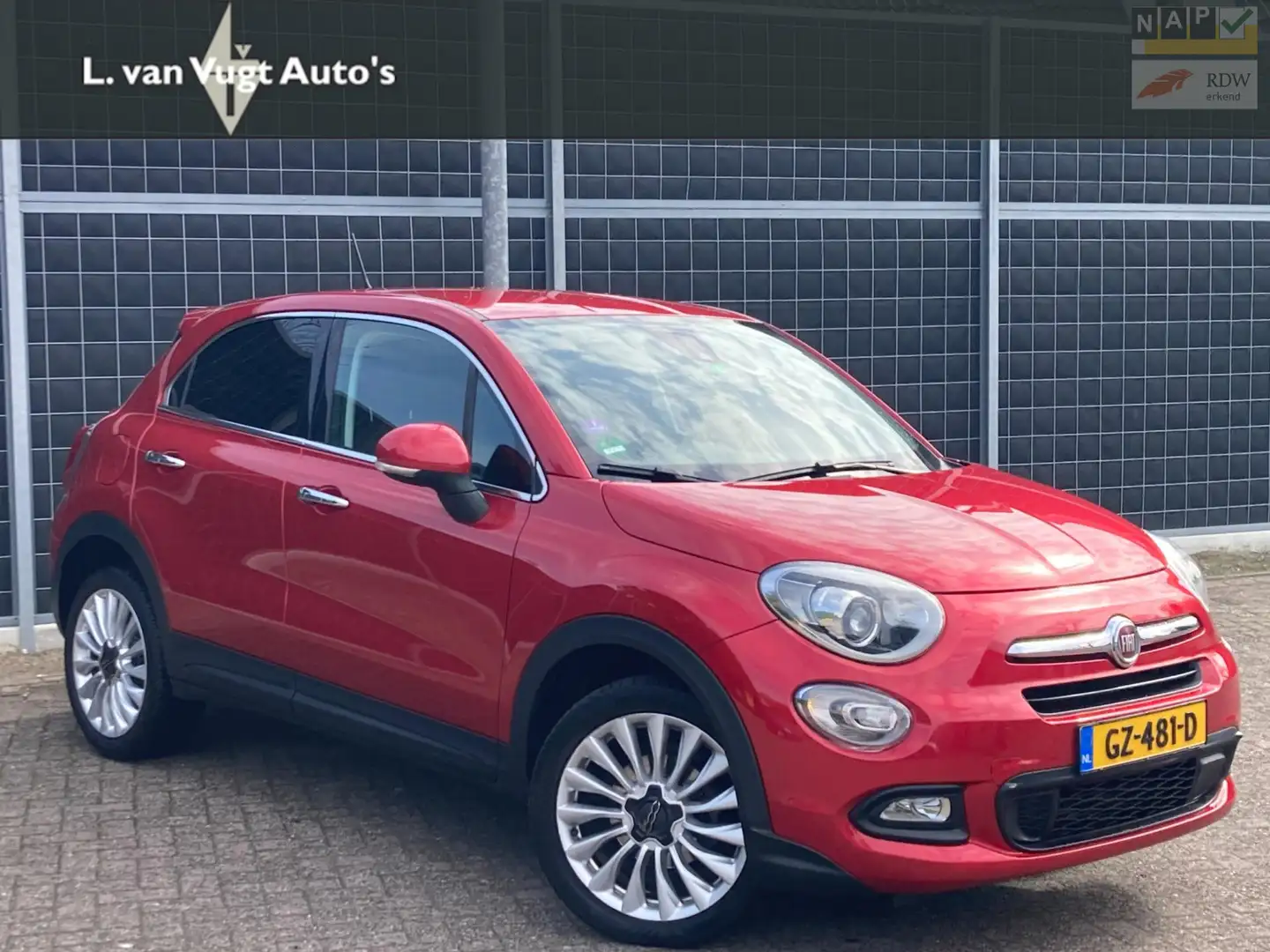 Fiat 500X 1.4 Turbo Lounge Automaat incl. 12 mnd Garantie Rouge - 1