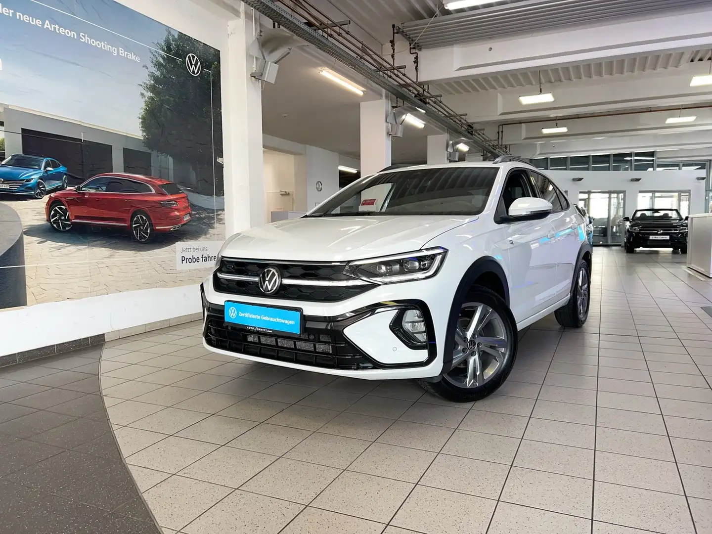 Volkswagen Taigo R-Line 1.5 TSI DSG 1,99%+MATRIX LED+KAMERA+NAVI Weiß - 1