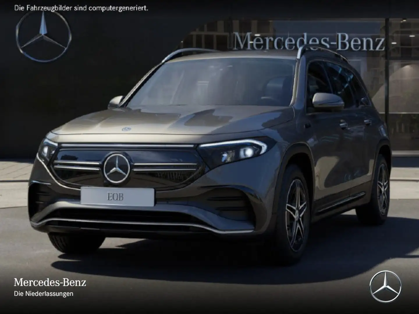 Mercedes-Benz EQB 300 4M AMG+PLUS-PAKET+360+KEYLESS Gris - 2