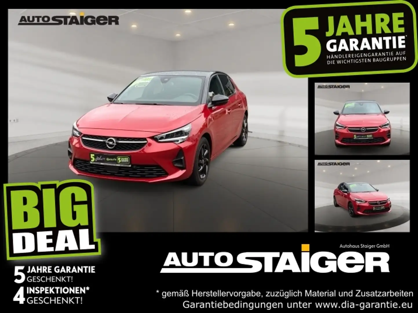 Opel Corsa F 1.2 Turbo GS Line LED+SHZ+Fernlichtass. Rojo - 1