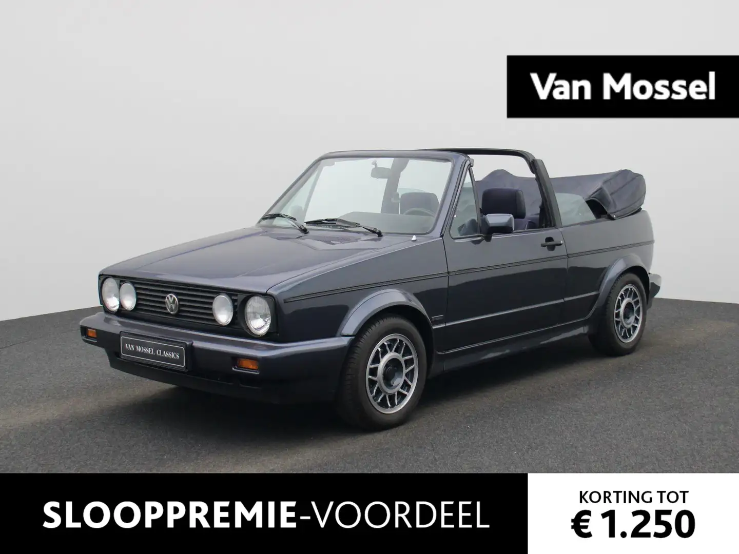 Volkswagen Golf Cabriolet 1.8 Bleu - 1