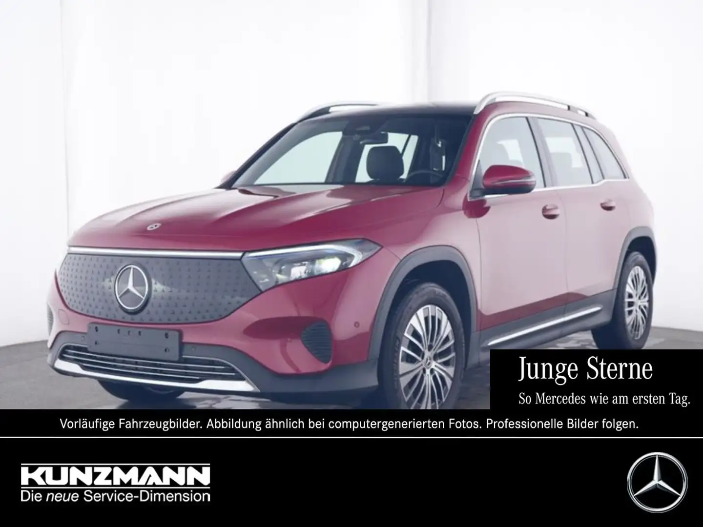 Mercedes-Benz EQB 300 4M Progressive Panorama Kamera 7Sitzer Roşu - 1