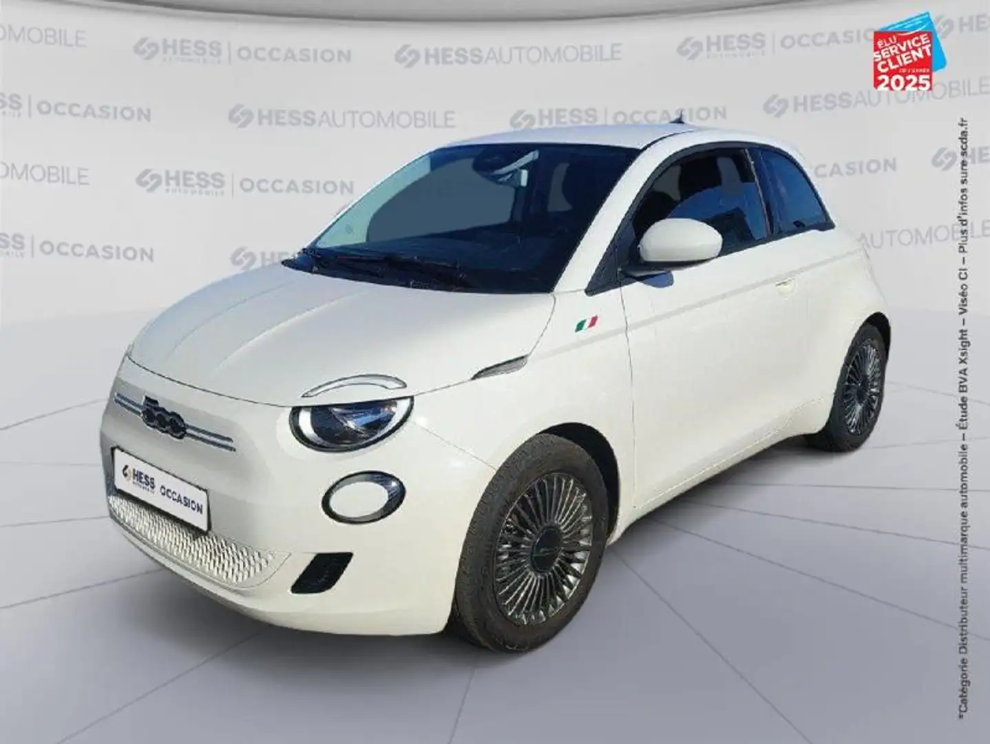 Fiat 500e E 95CH ACTION PLUS Blanc - 1