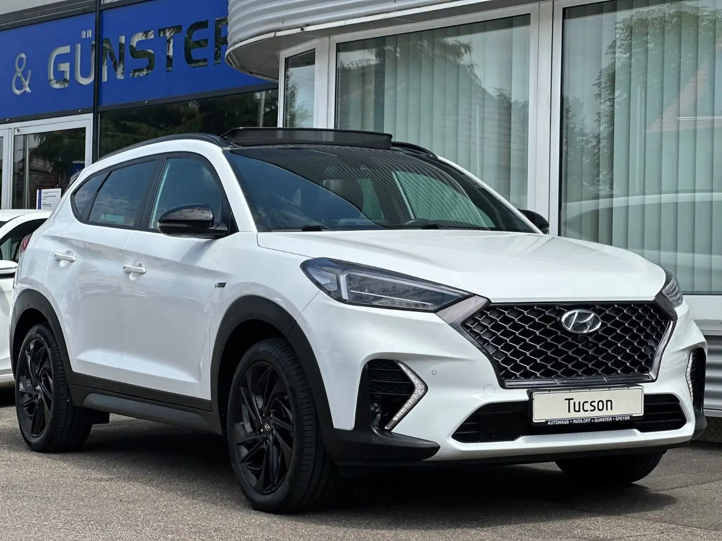 Hyundai TUCSON 1.6 T-GDI N Line 4WD DCT VOLL. PAN.DACH Weiß - 2
