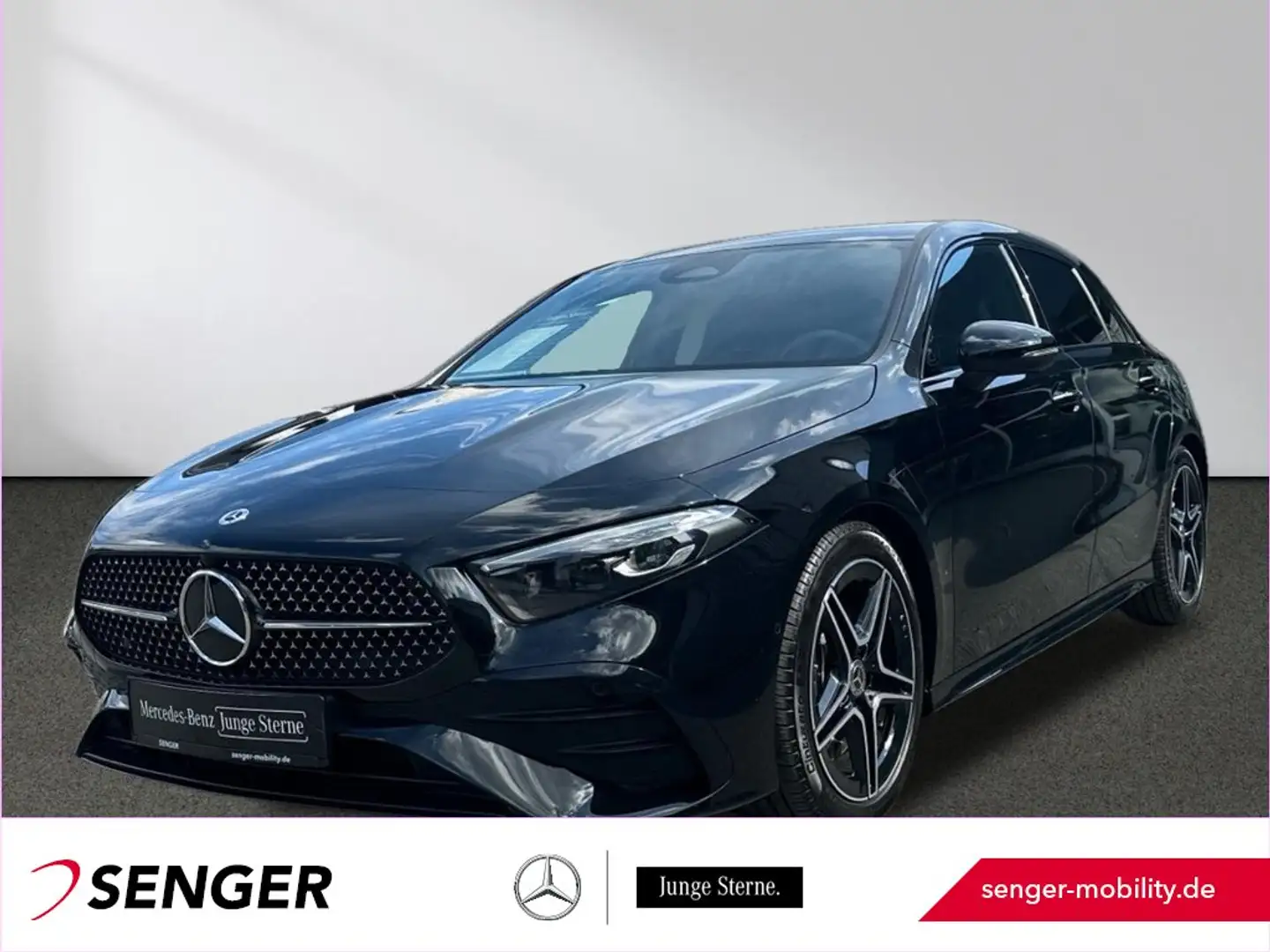 Mercedes-Benz A 250 4M AMG Multibeam-LED Rückfahrkamera AHK Negru - 1