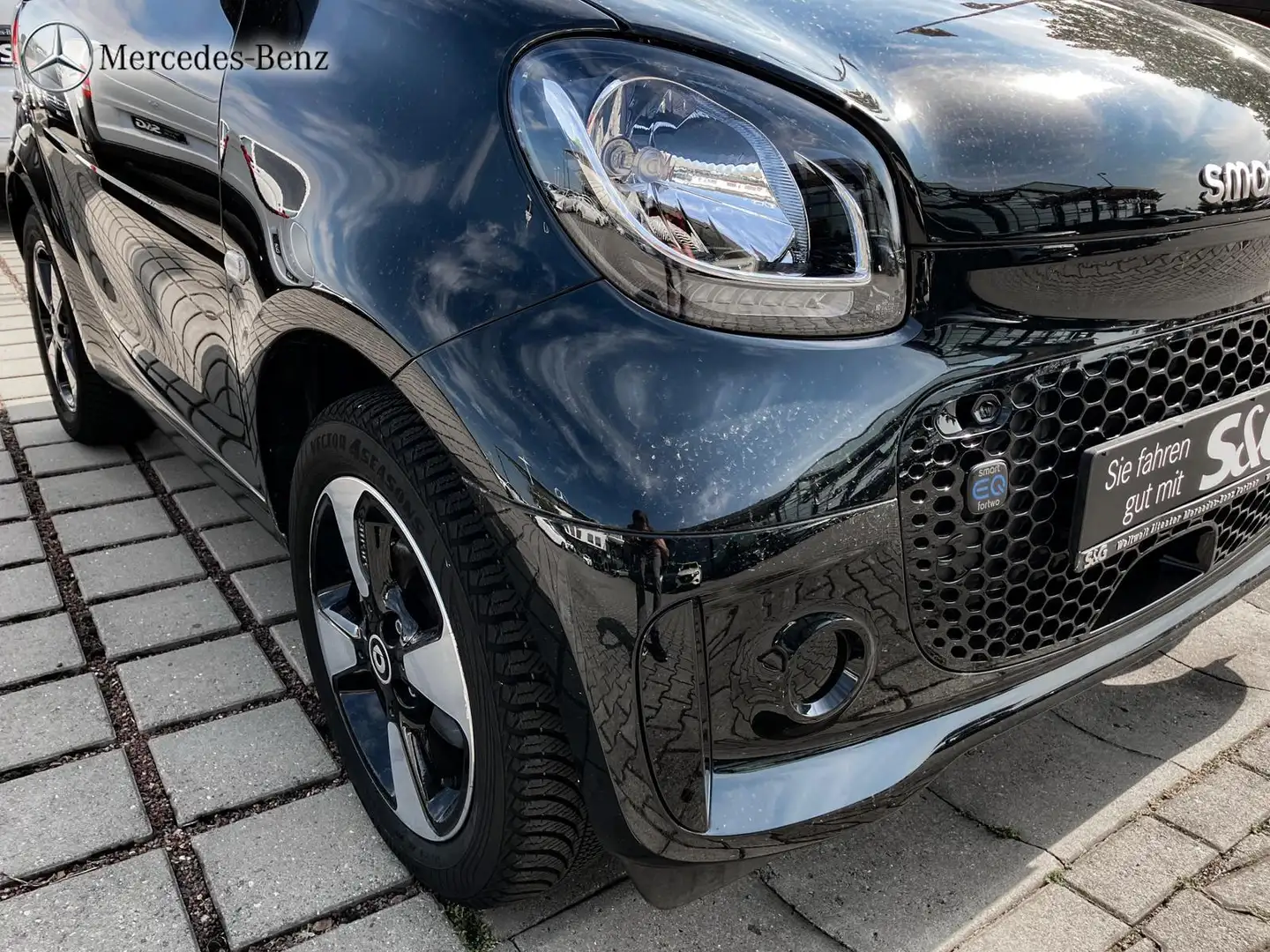 smart forTwo cabrio passion Einparkh hi+Sitzhzg+Tempo Schwarz - 2