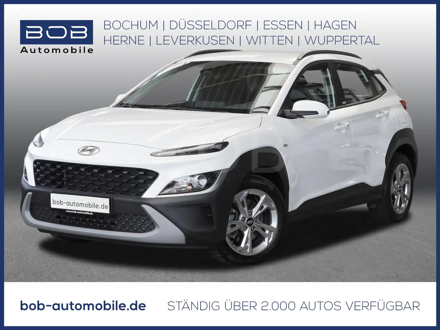 Hyundai KONA 1.0 T-GDI Trend M-Hybrid NAVI SHZ LHZ RFK Blanco - 1