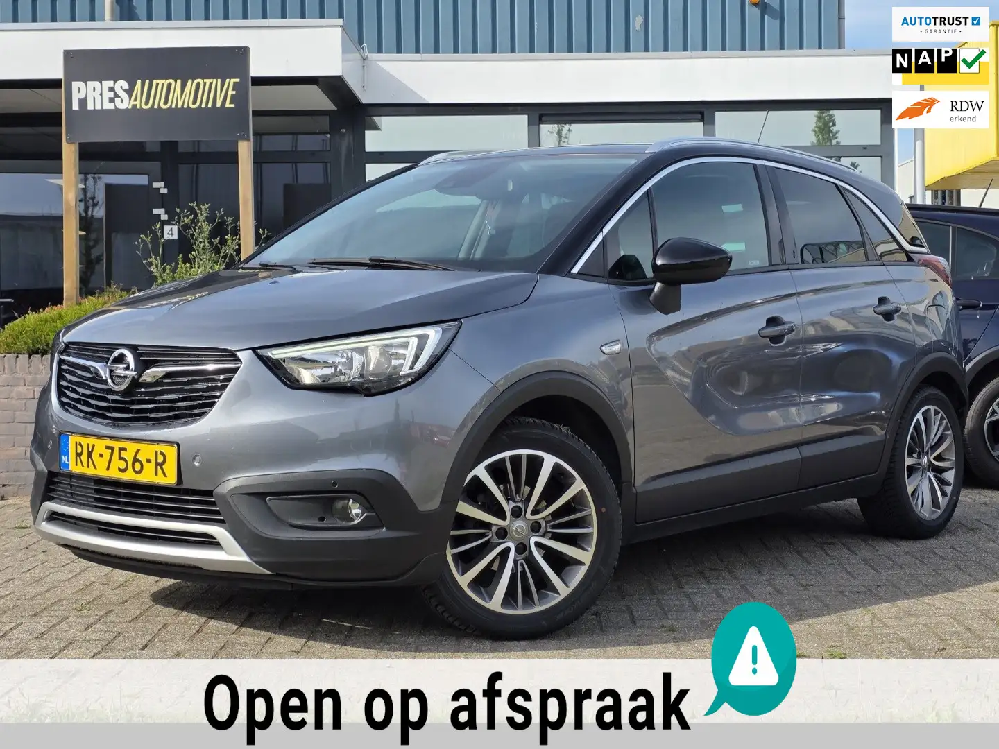 Opel Crossland X 1.2 Innovation |KEYLESS|CLIMA|CRUISE|NAVI Grijs - 1