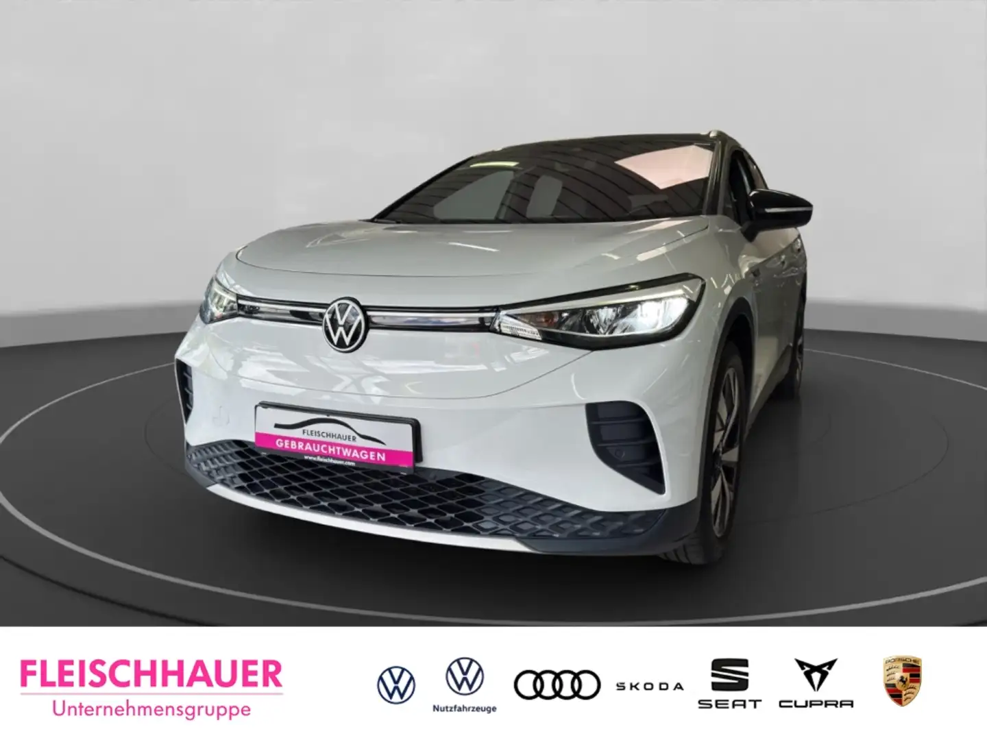 Volkswagen ID.4 Pro Performance 1st LED+ACC+AHK+RFK+NAVI+CARPLAY+ Weiß - 1