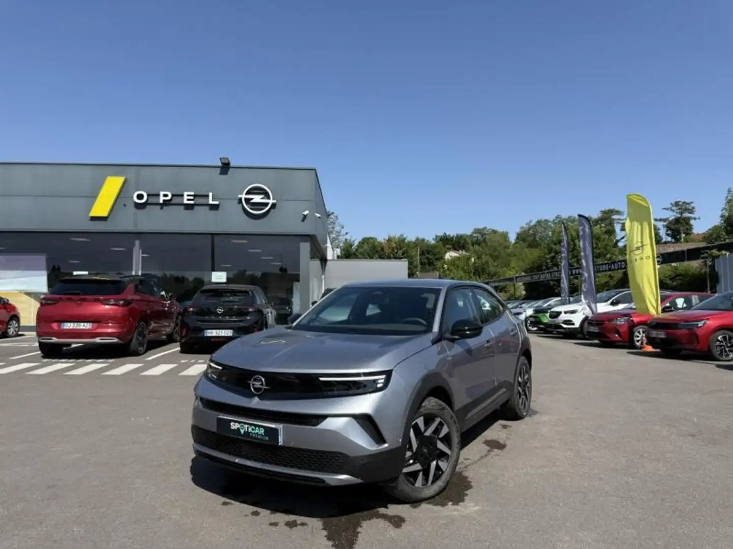 Opel Mokka 1.2 Turbo Hybrid 136ch Edition e-DCT6 Gris - 1
