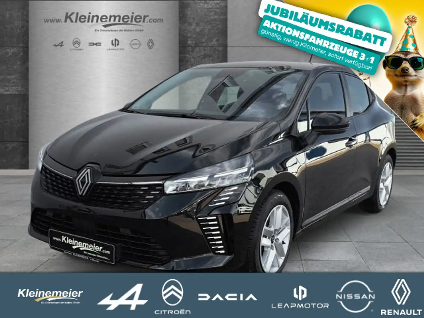 Renault Clio V 1.6 E-TECH Hybrid 145 Evolution Noir - 1