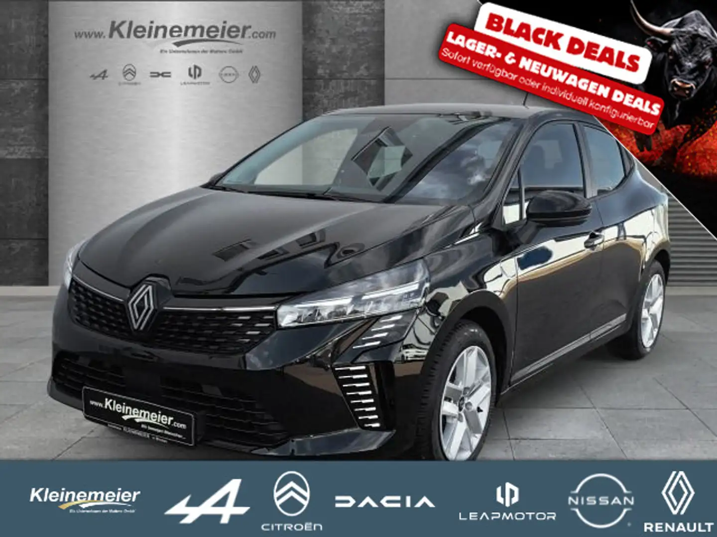 Renault Clio V 1.6 E-TECH Hybrid 145 Evolution BlackDeal Noir - 1