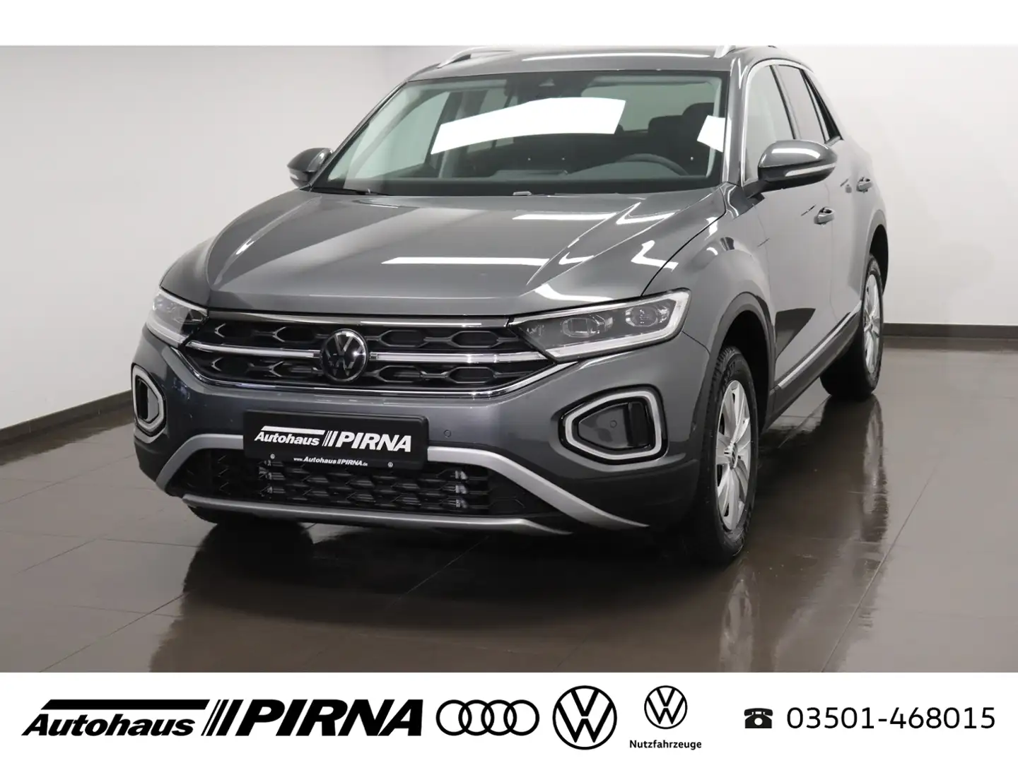 Volkswagen T-Roc Style 1.5 TSI DSG #IQ.LIGHT&DRIVE#AHZV#NAV Grau - 1