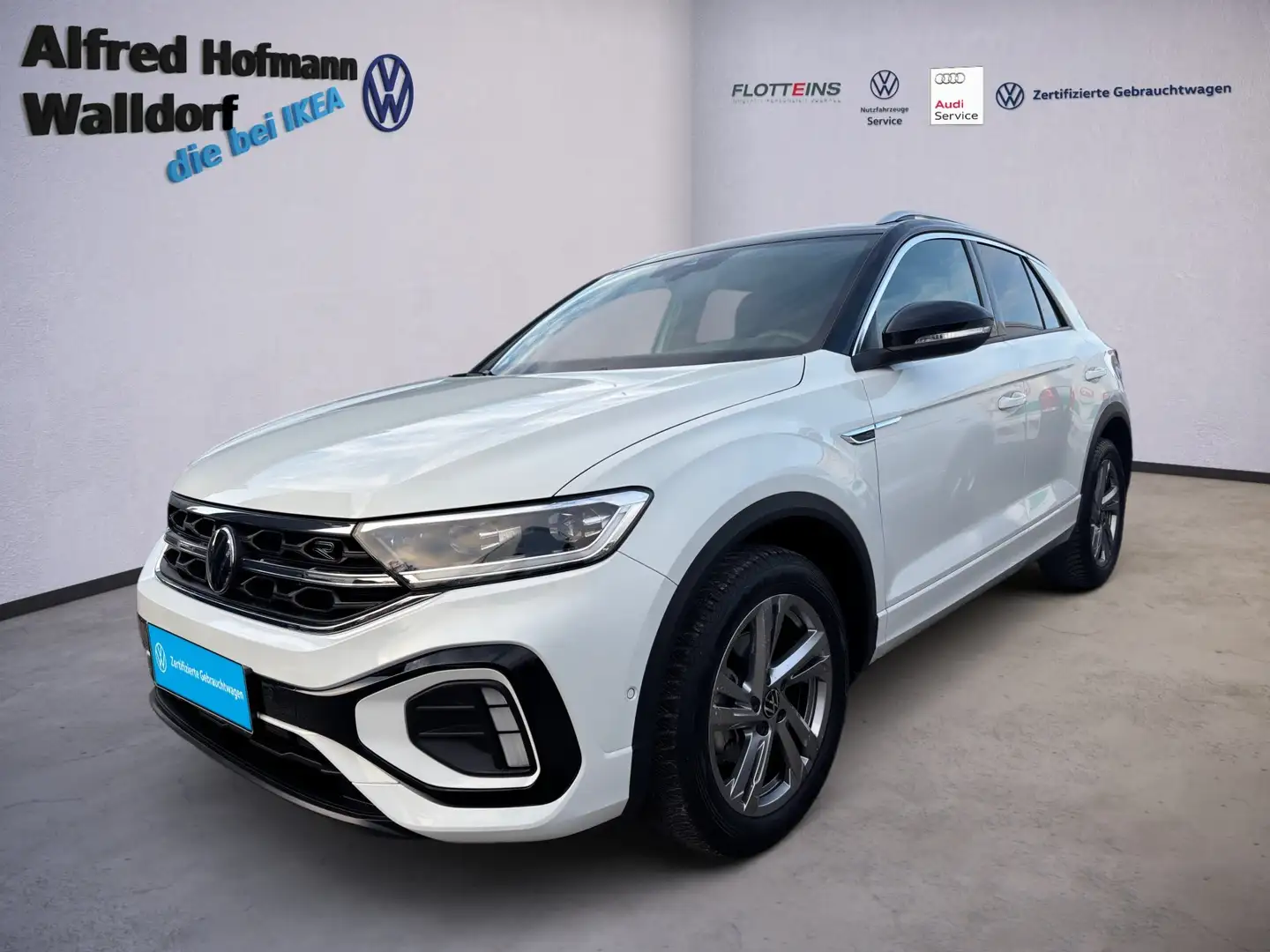 Volkswagen T-Roc 1.5 TSI DSG AHK LED NAVI KLIMA LM Blanco - 1