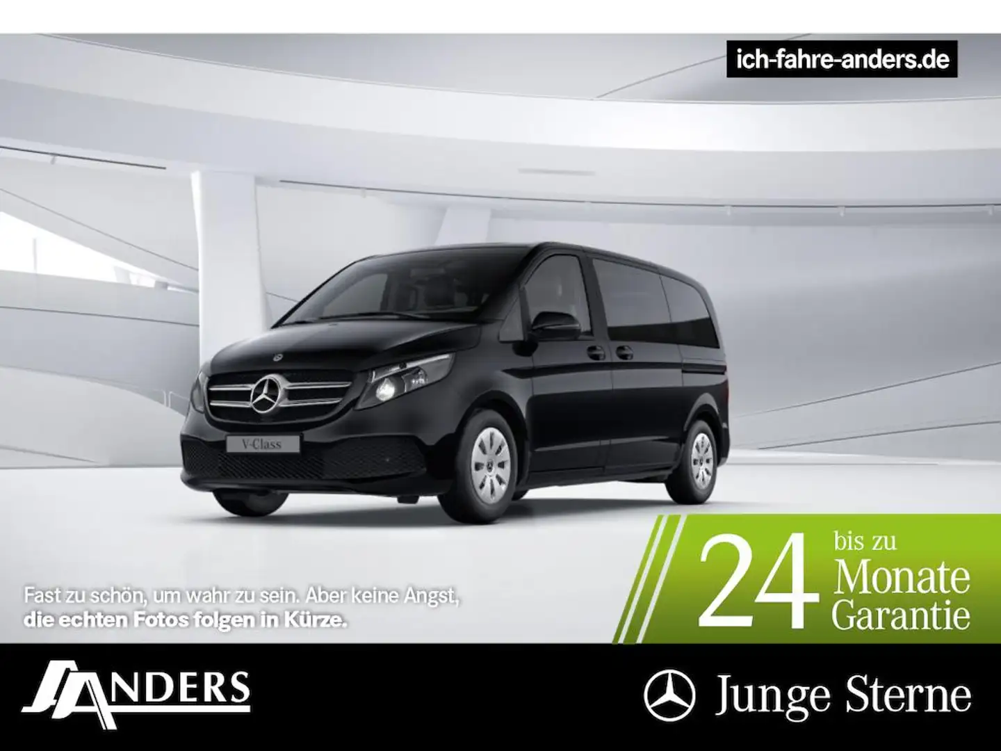 Mercedes-Benz V 220 RISE Kompakt MBUX*SHZ*Tempo*Liege*Navi Noir - 1