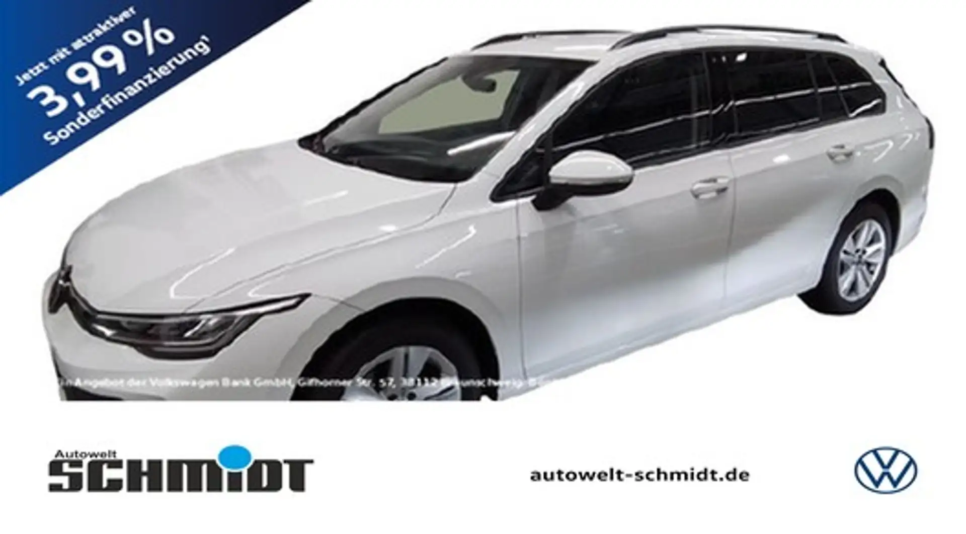 Volkswagen Golf VIII Variant 1,5 TSI Life ACC AHK Standheiz. LE... Weiß - 1