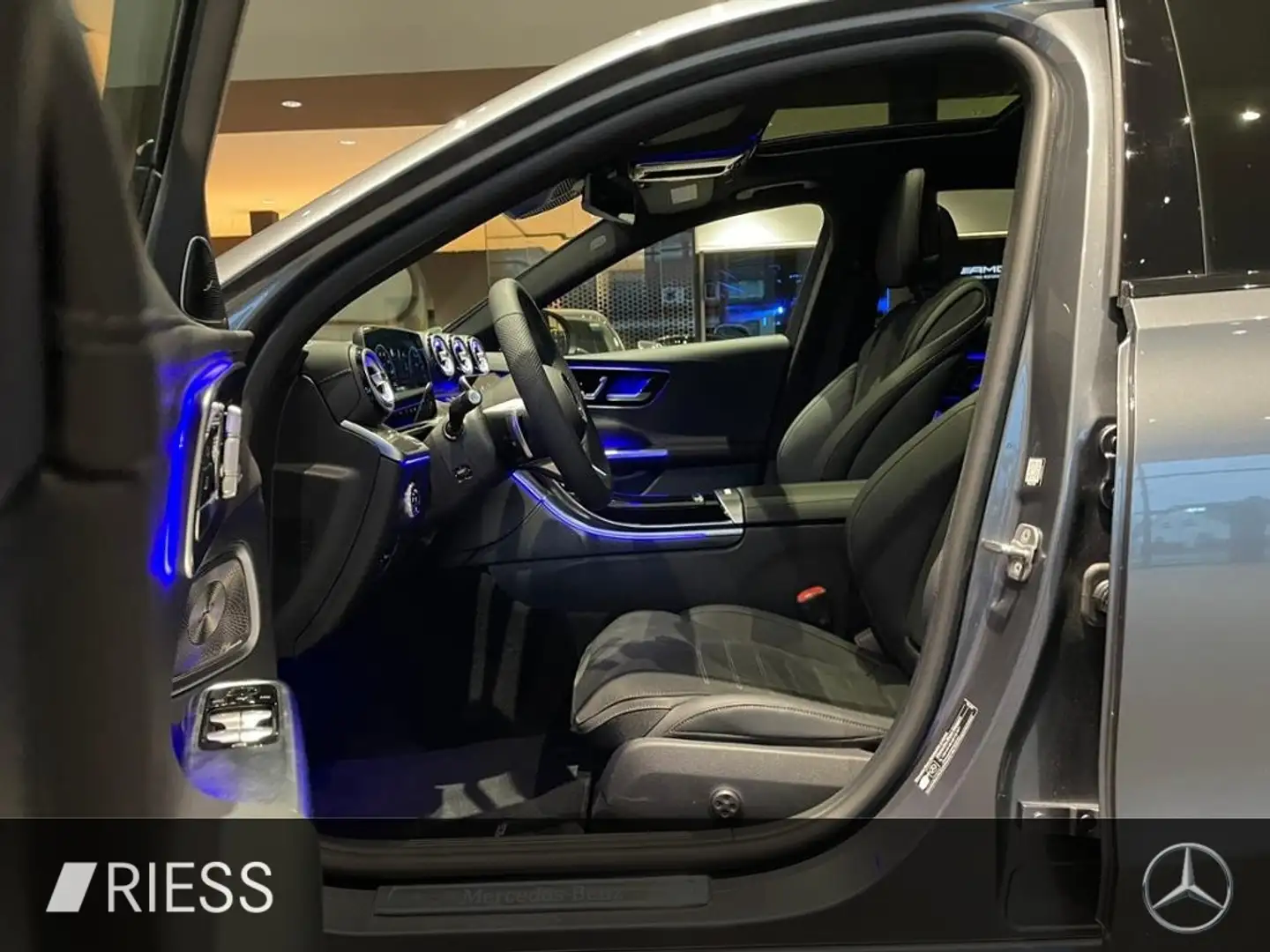 Mercedes-Benz C 300 de 4M AMG+PANO+AHK+DISTR+KEYL+DIGI L+BURM+ Grau - 2