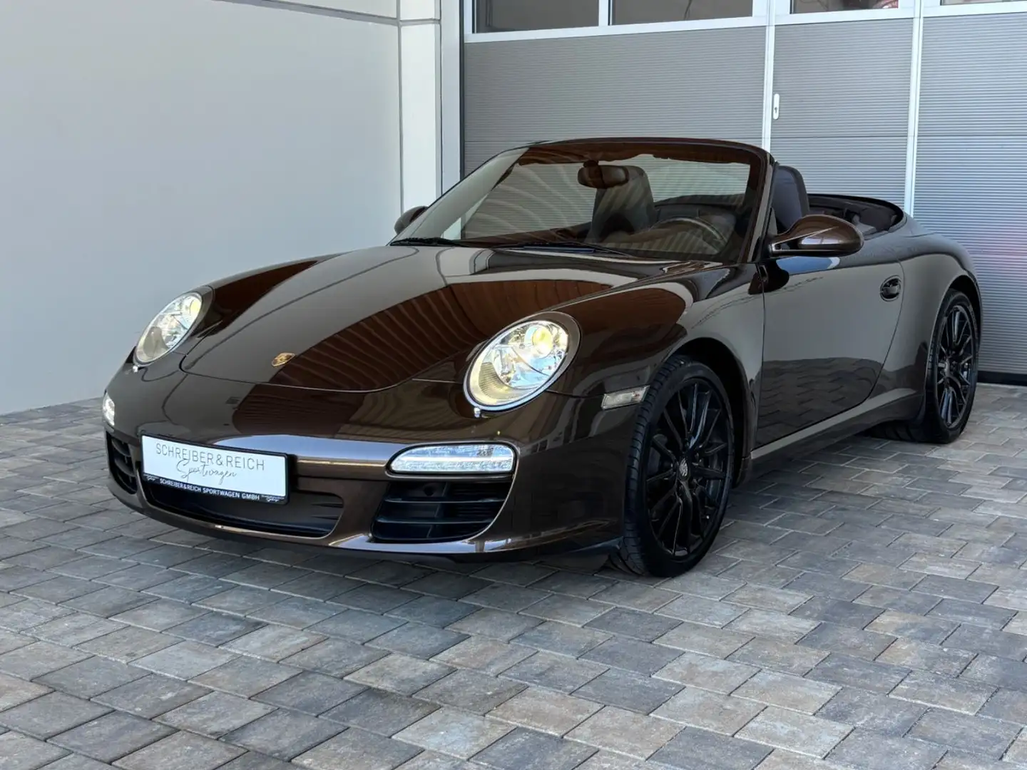 Porsche 997 .2 Carrera Cabriolet  - voll PZ Scheckheft - Braun - 1