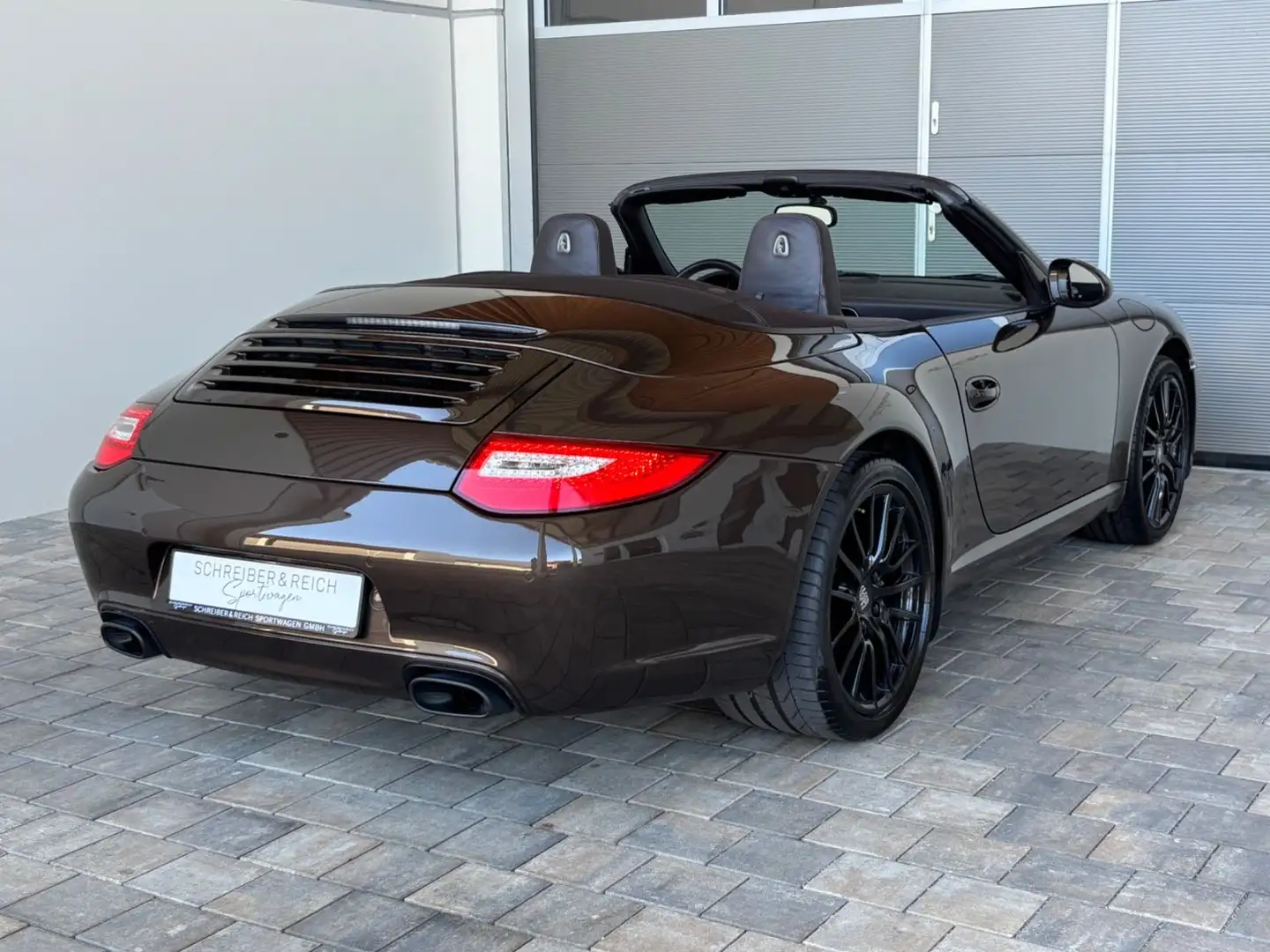 Porsche 997 .2 Carrera Cabriolet  - voll PZ Scheckheft - Braun - 2
