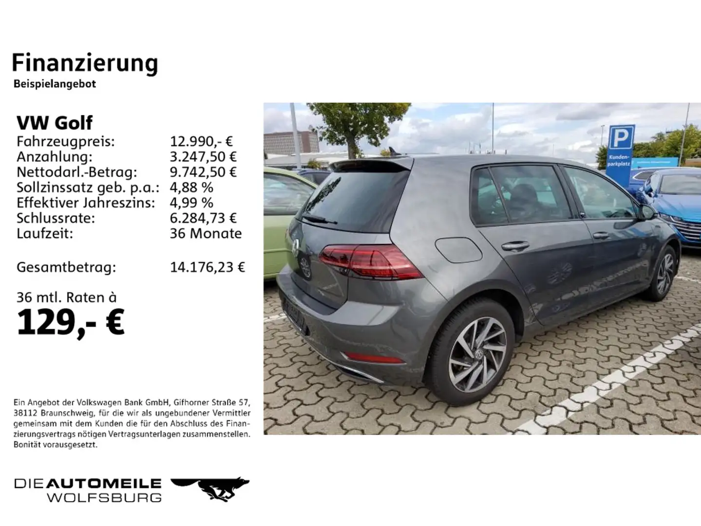 Volkswagen Golf 7 VII 1.2 TSI Cup Einparkhi/Lederlenk/Sitzh Silber - 2