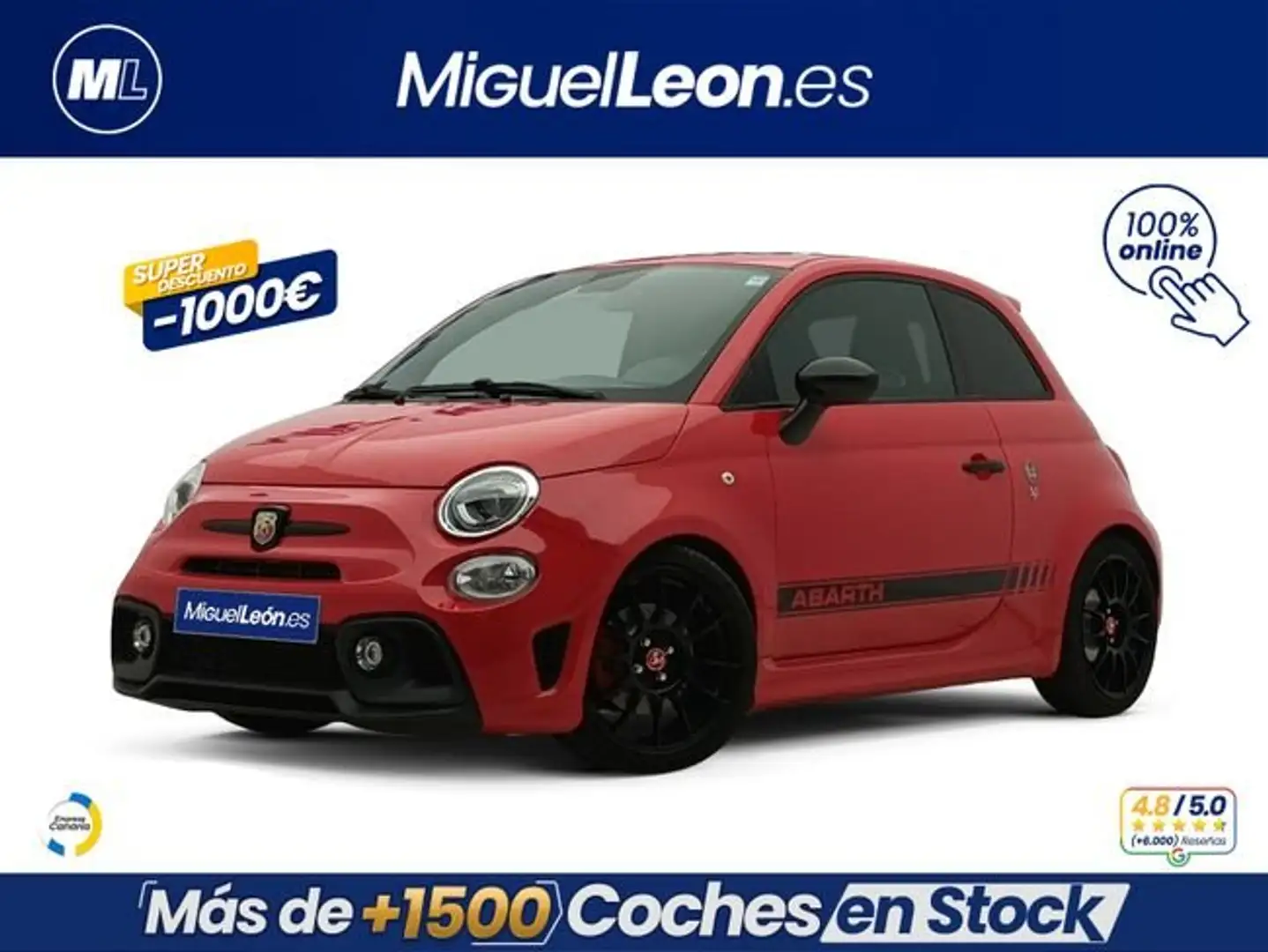 Abarth 500 1.4 16v T-Jet 695 132kW 70 Anivers. E6D Rojo - 1