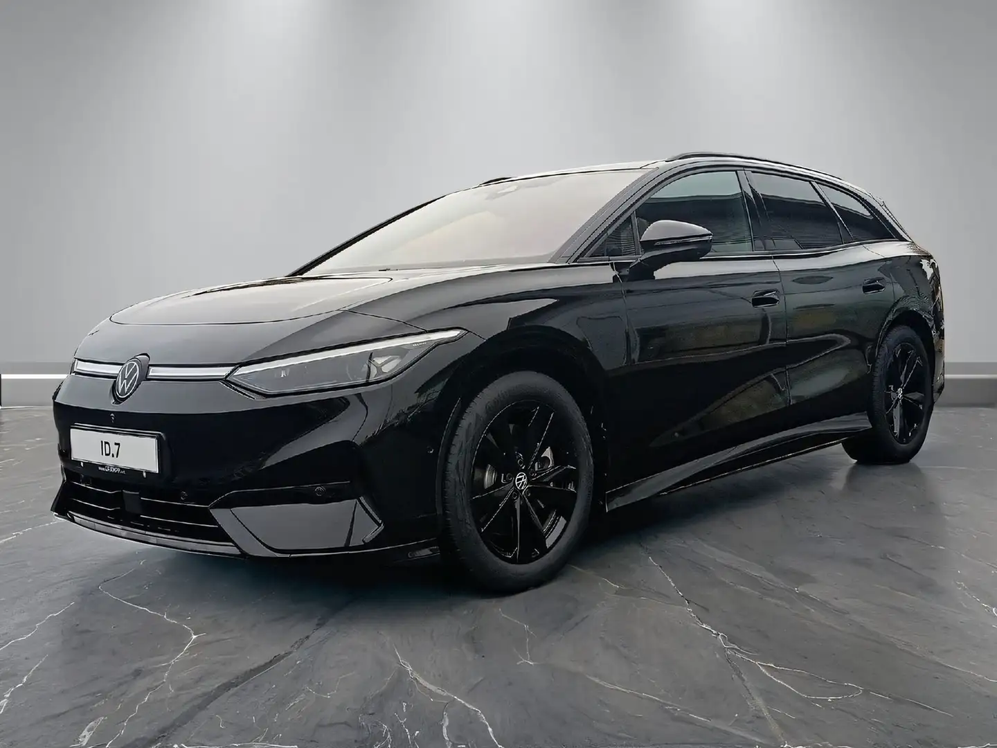 Volkswagen ID.7 Tourer Pro S 86 kWh AHK+PANO+KAMERA+NAVI+LE Fekete - 2