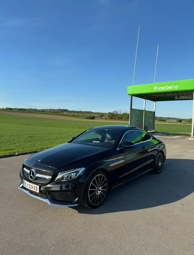 Mercedes-Benz C 200 Coupe 7G-TRONIC AMG Line Schwarz - 1
