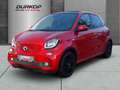 smart forFour 66 kW 1.0 Sportpaket Faltdach Navi Leder Klimaauto Rojo - thumbnail 1