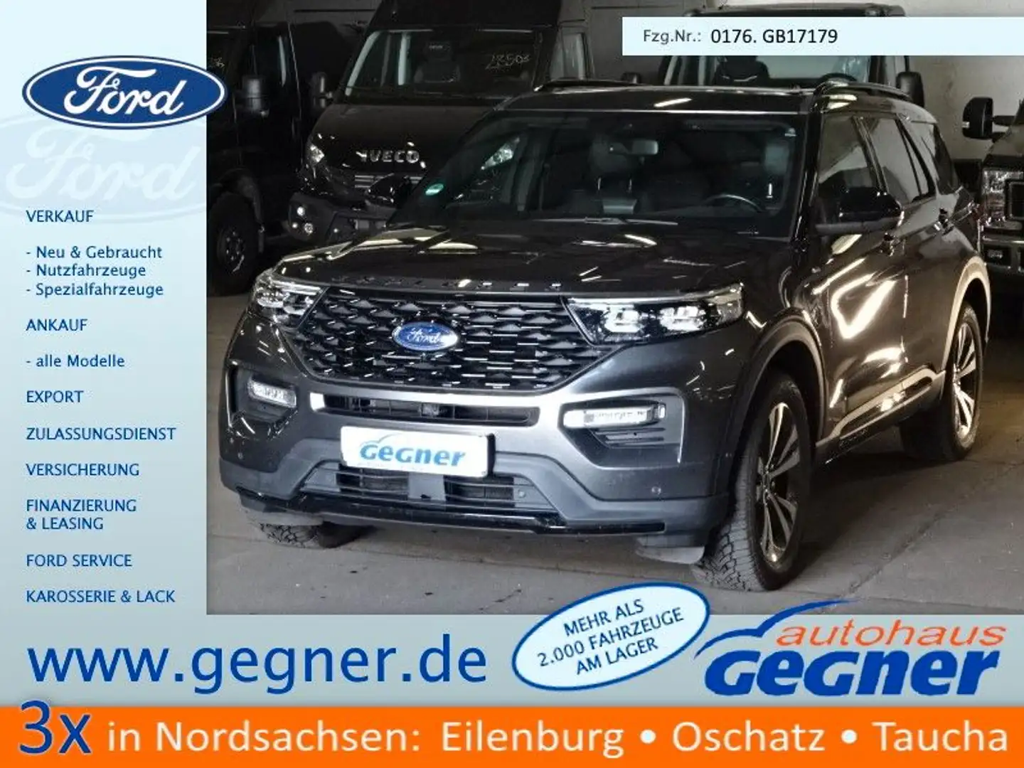 Ford Explorer ST-Line Plug-in-Hybrid 4x4 LED ACC Pano Grey - 1