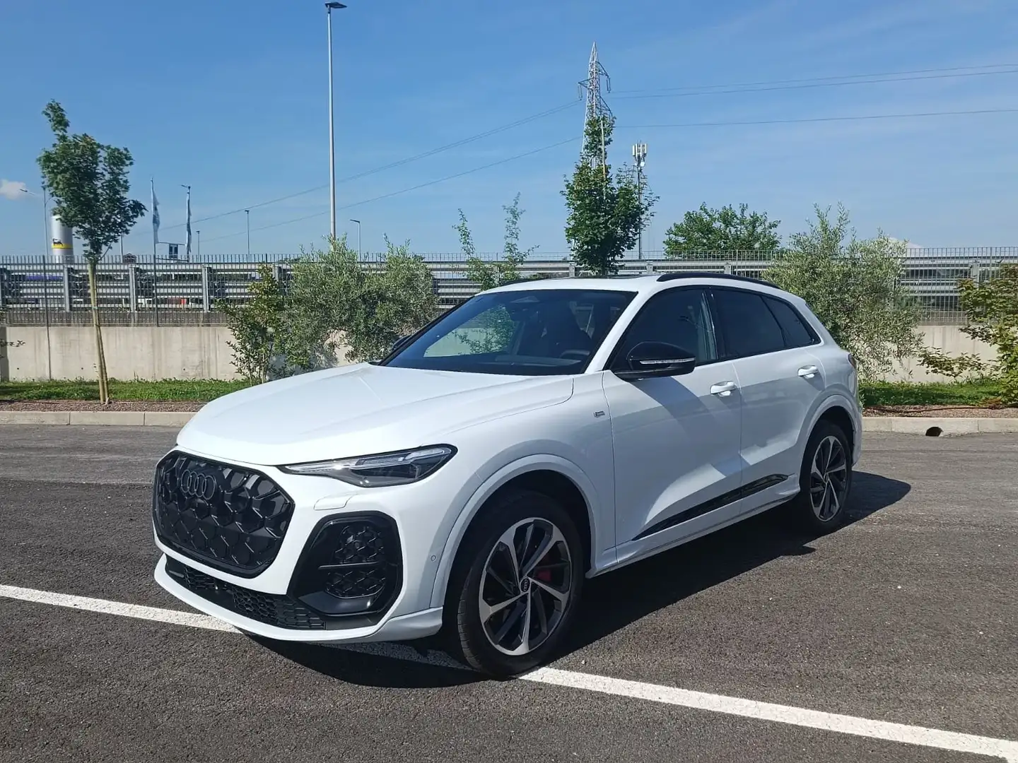 Audi Q5 40 2.0 tdi mhev 12V S line quattro s-tronic/tetto Blanco - 2