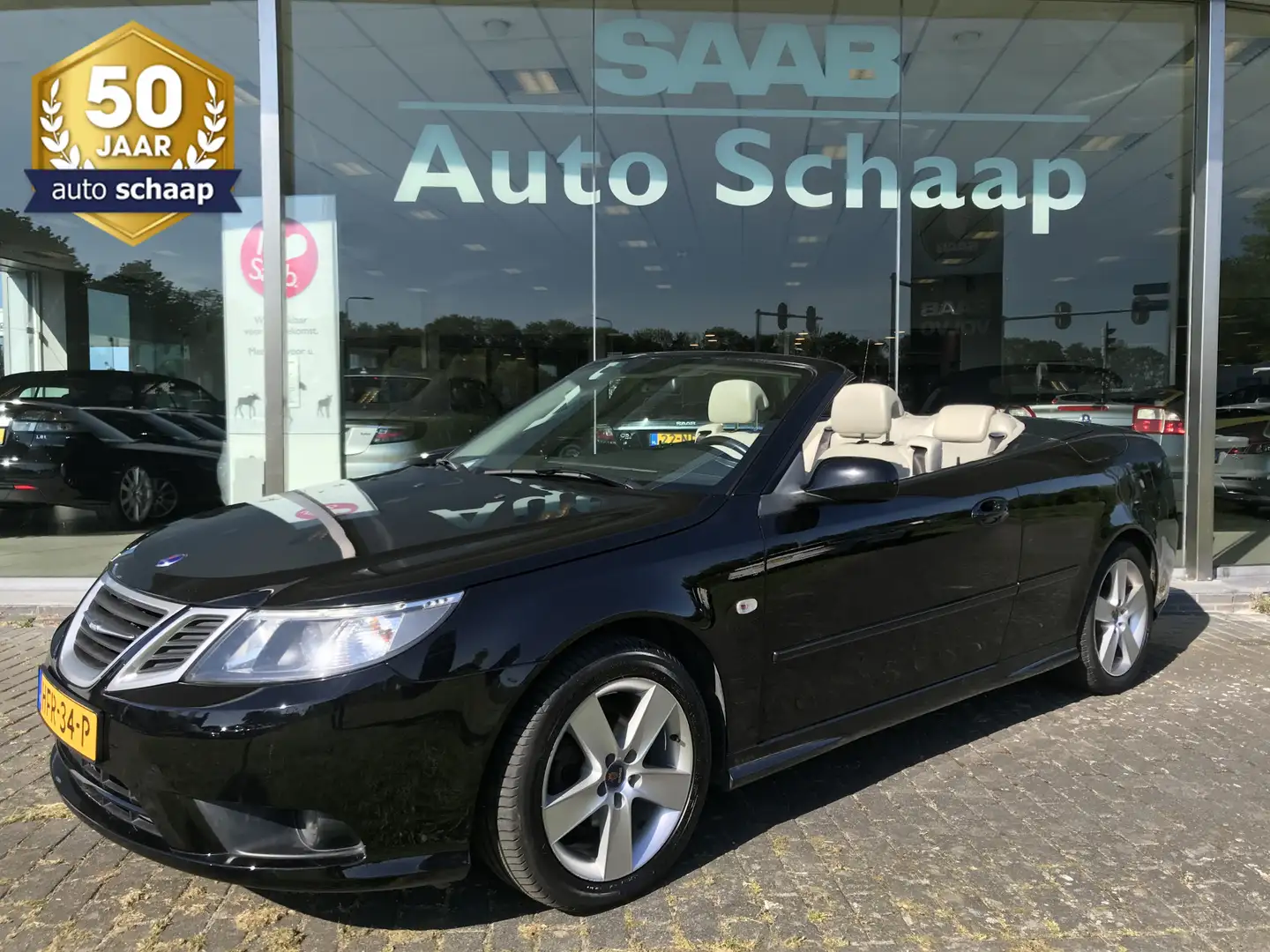 Saab 9-3 Cabrio 1.8t Vector | Rijklaar incl garantie | M200 Schwarz - 1