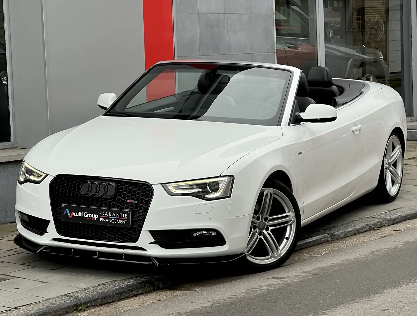 Audi A5 1.8 TFSI *Cabriolet *S-Line* GARANTIE 1AN *Full Blanc - 1