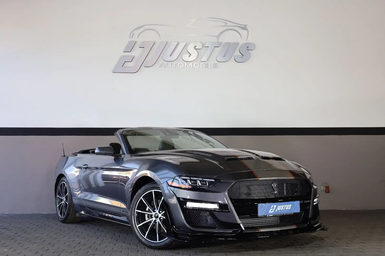 Ford Mustang 2.3 EcoBoost/TOTW/SPUR/SHZ/SBL/BTH/R19 Grijs - 1