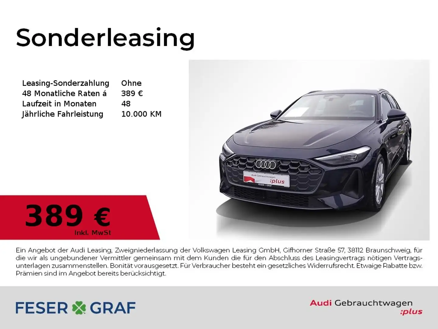 Audi A5 Avant TFSI RFK ACC Navi PDC elekt. Sitzverst. Blau - 1