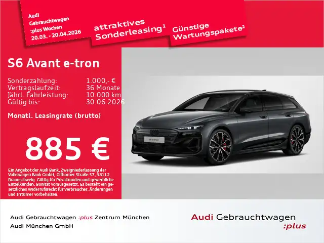 Audi S6 e-tron qu. EditionOne Pano/B&O/Luftfed