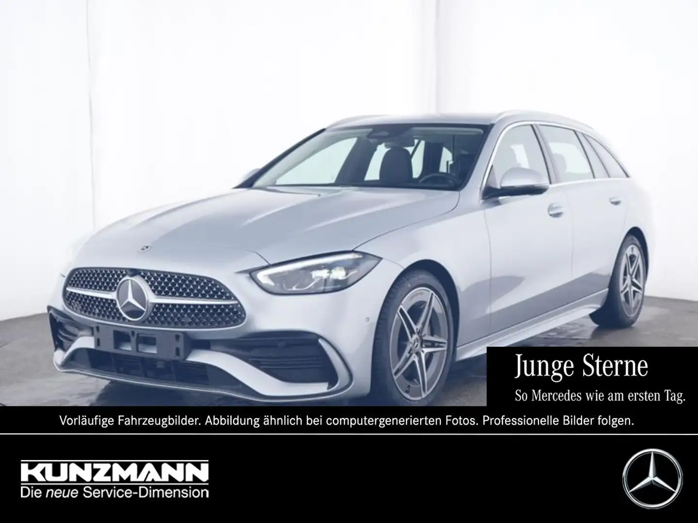 Mercedes-Benz C 200 T AMG MBUXNavi-Prem. Kamera Memory Easy-P Zilver - 1