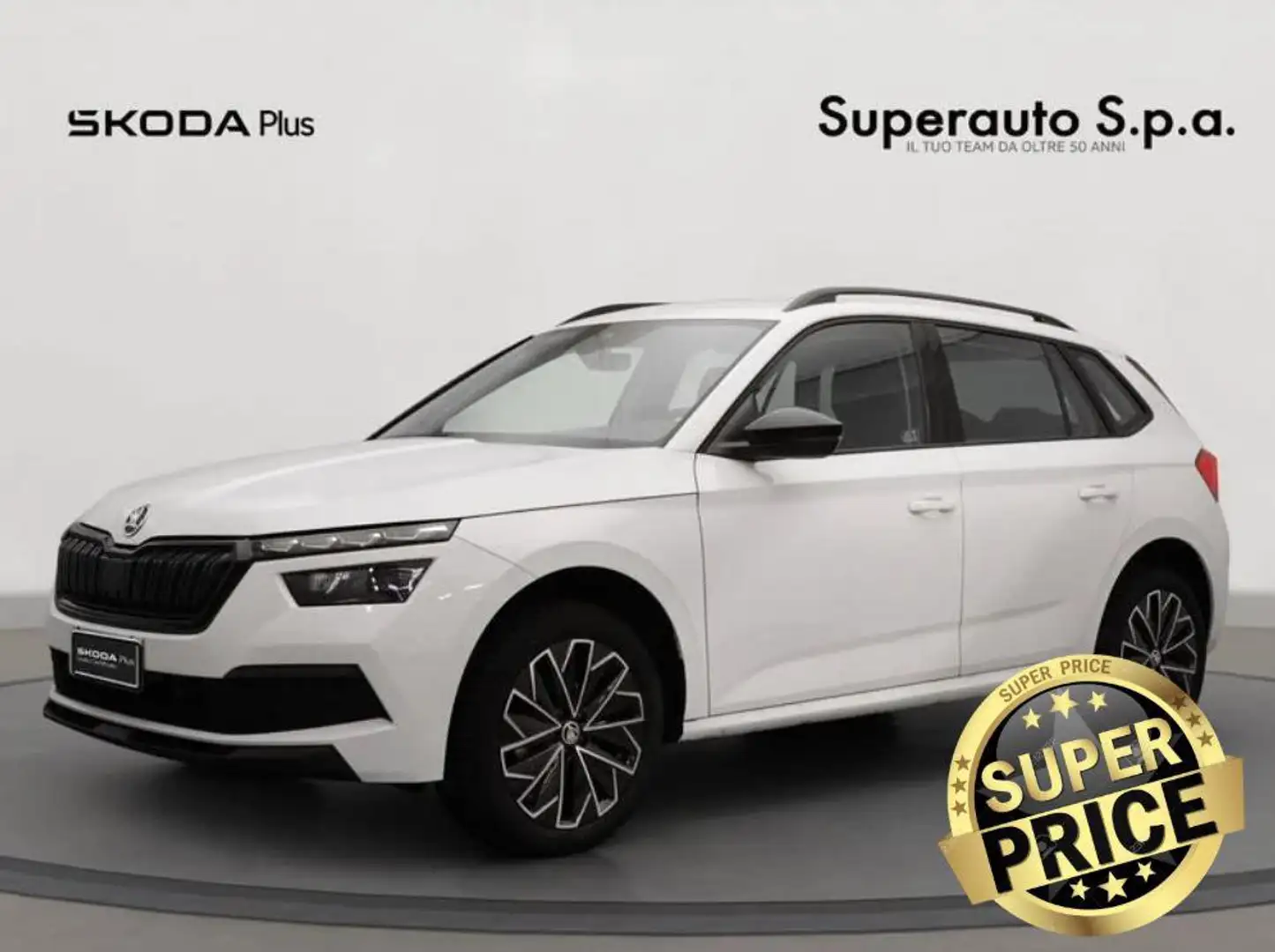 Skoda Kamiq 1.0 TSI 110 CV DSG Black Dots Bianco - 1