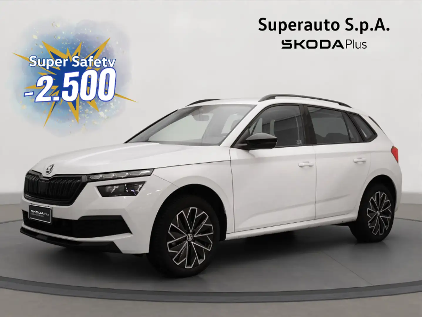 Skoda Kamiq 1.0 TSI 110 CV DSG Black Dots Bianco - 1