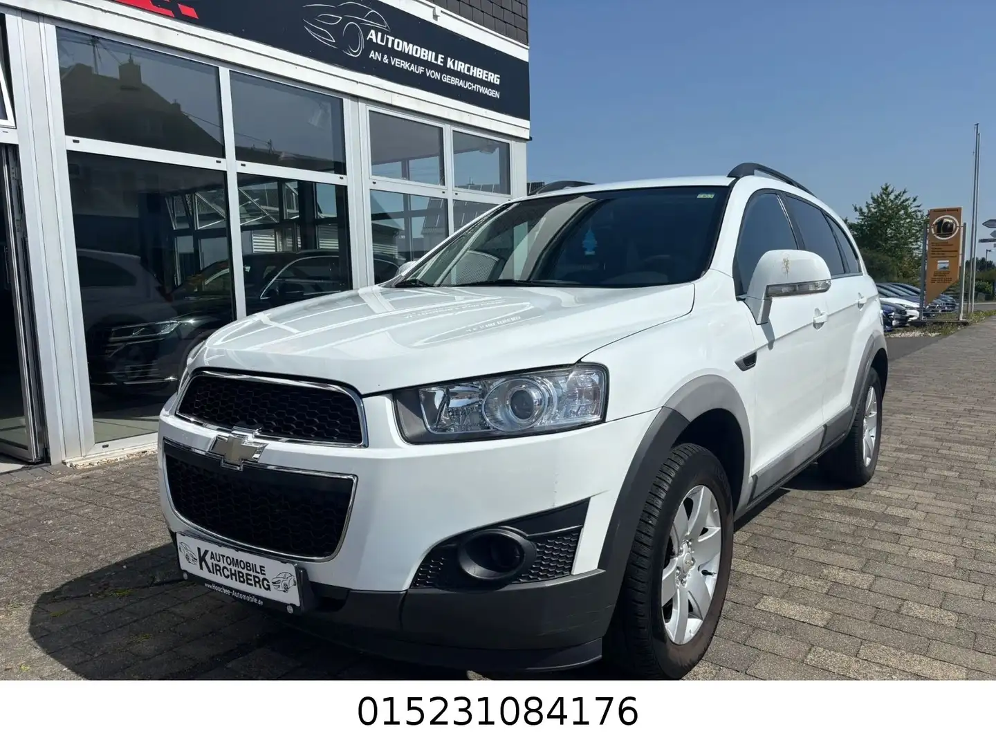 Chevrolet Captiva 2.2 D LS 2WD+ 7 Sitzer+Parkhilfe+AHK+ Weiß - 1