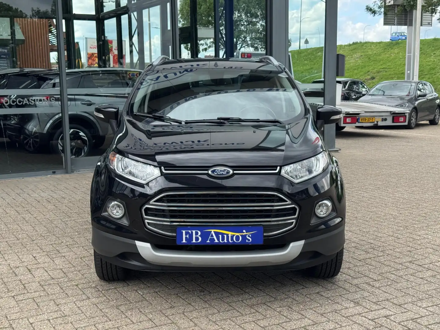 Ford EcoSport 1.0 EcoBoost Titanium Airco Lmv Cruise Fekete - 2