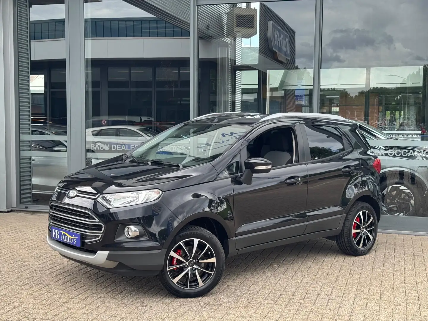 Ford EcoSport 1.0 EcoBoost Titanium Airco Lmv Cruise Fekete - 1