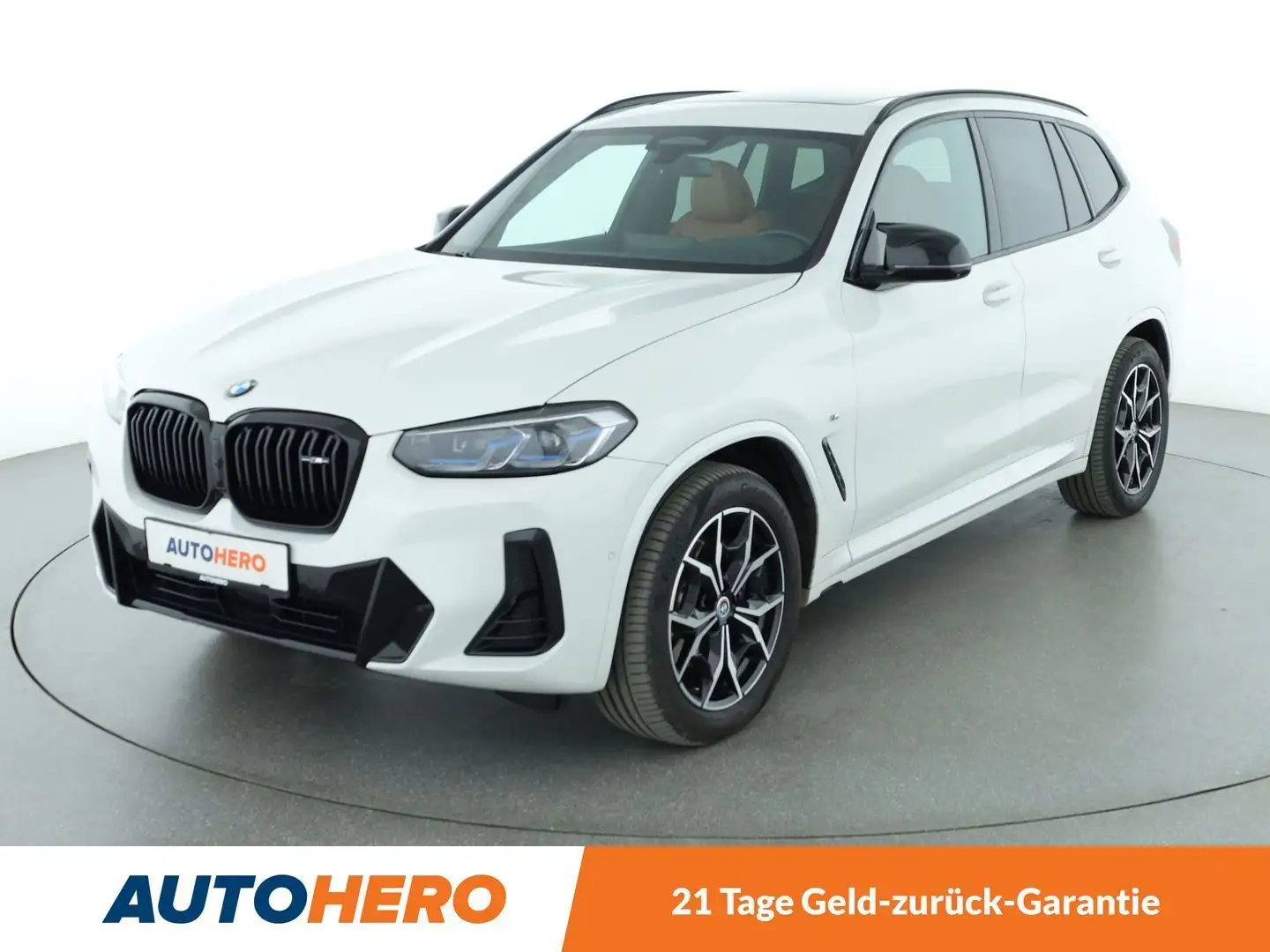 BMW X3 M M40d Aut.*NAVI*LASER*ACC*HUD*PANO*AHK*360° Blanc - 1
