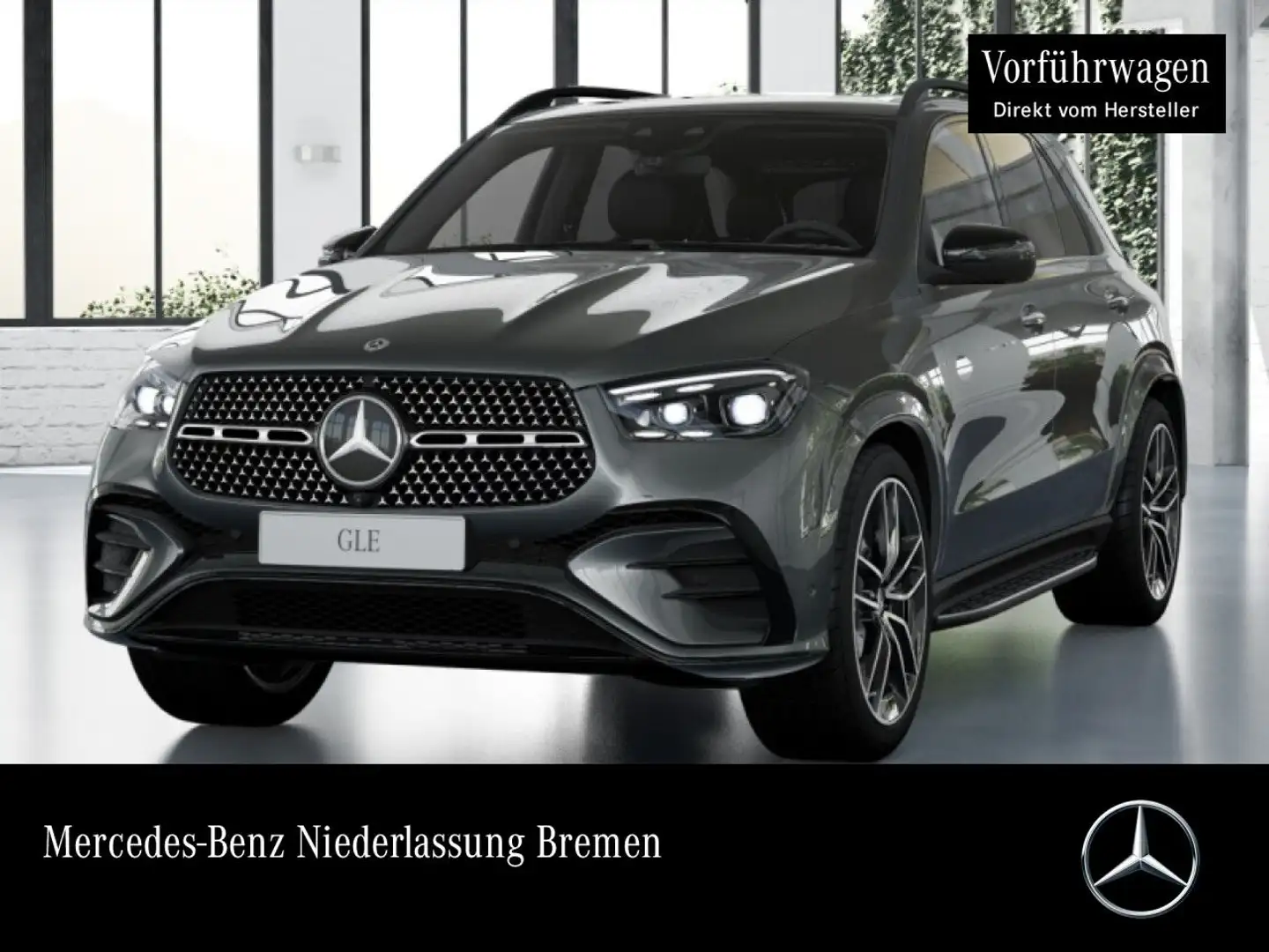 Mercedes-Benz GLE 450 d 4M AMG+NIGHT+PANO+360+AHK+MULTIBEAM+22" Grau - 1