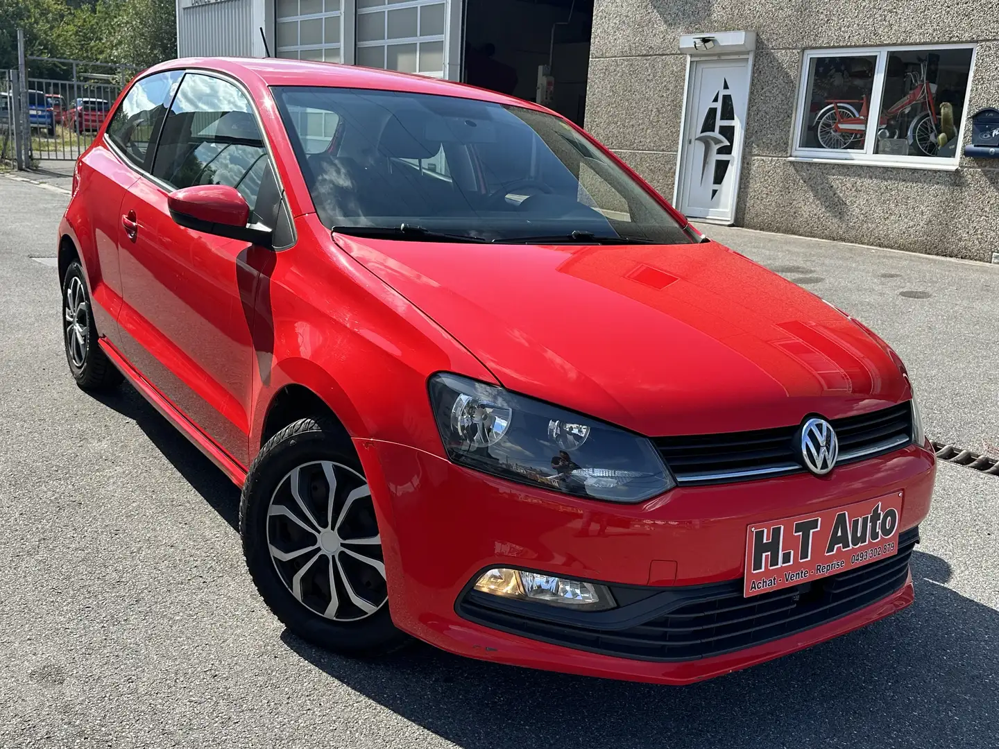 Volkswagen Polo 1.2 TSI/ Boite automatique DSG/Airco/Euro 6b Rouge - 2